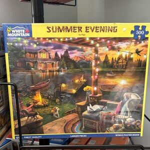 White Mountain Summer Evening Puzzle 500 pieces